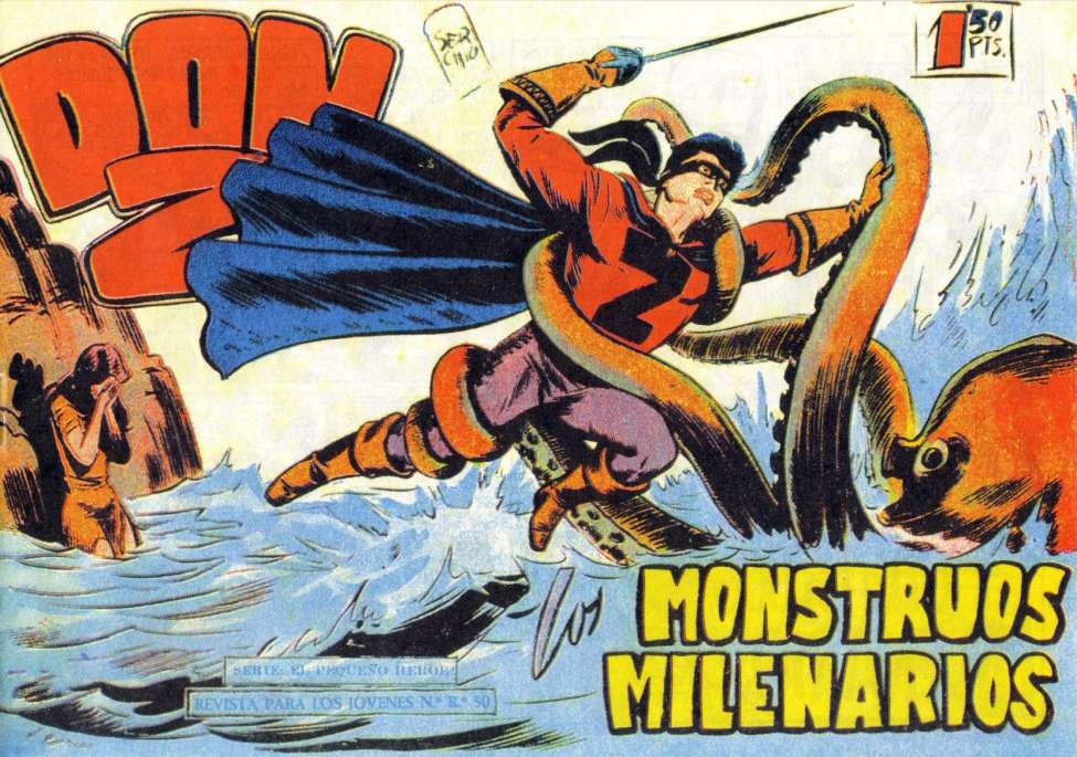 Comic Book Cover For Don Z 28 - Los Monstruos Milenarios