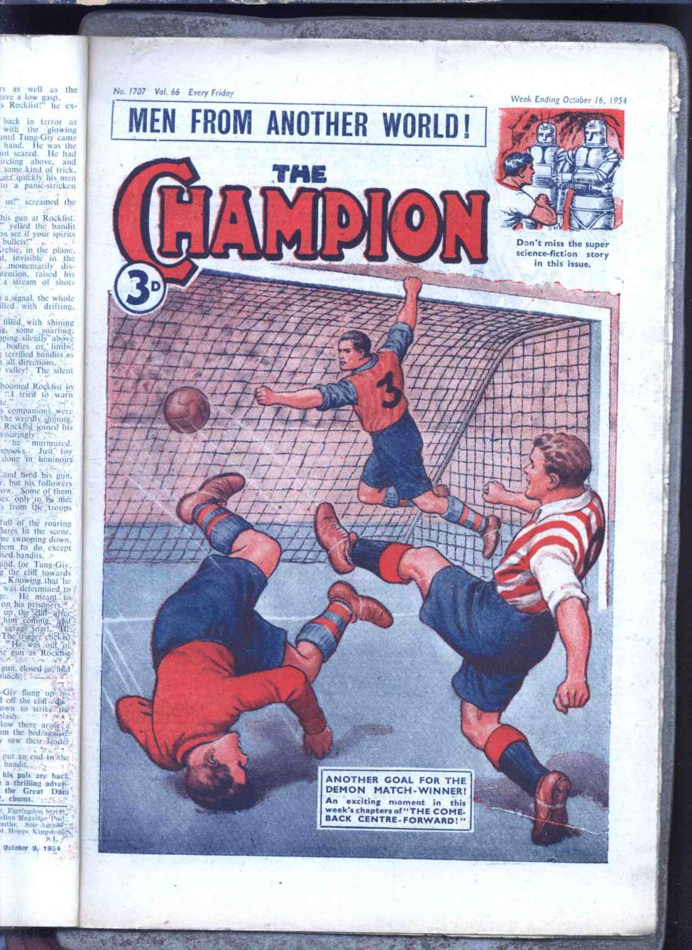 Comic Book Cover For The Champion 1707