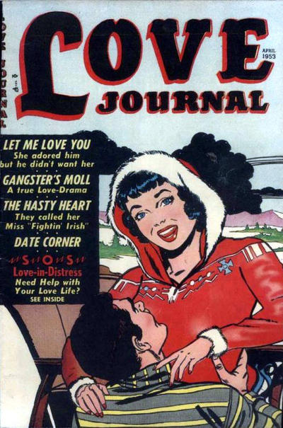 Comic Book Cover For Love Journal 18