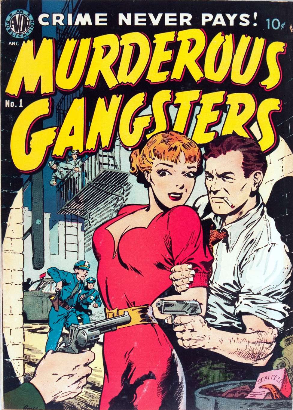 Comic Book Cover For Murderous Gangsters 1