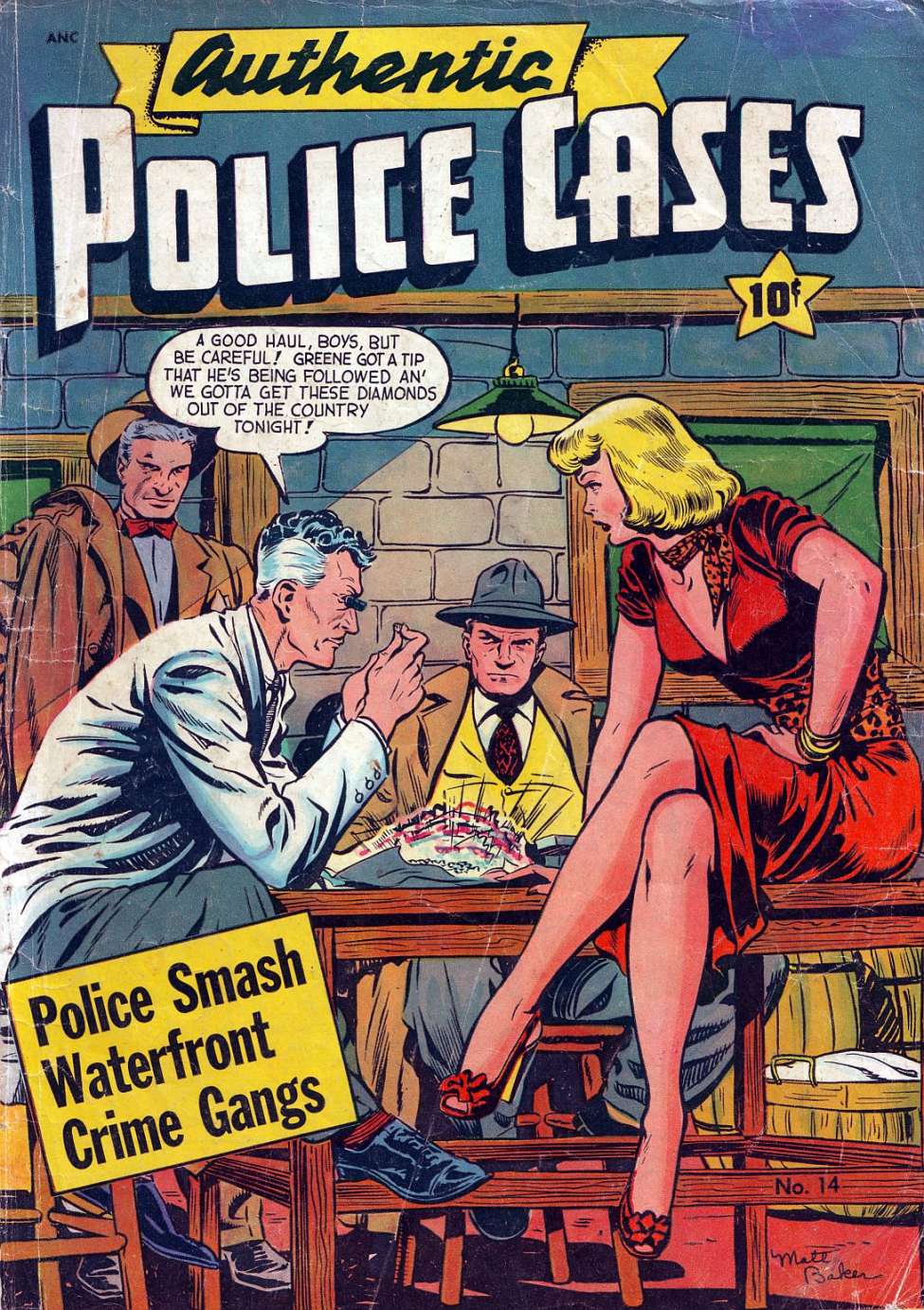 Book Cover For Authentic Police Cases 14