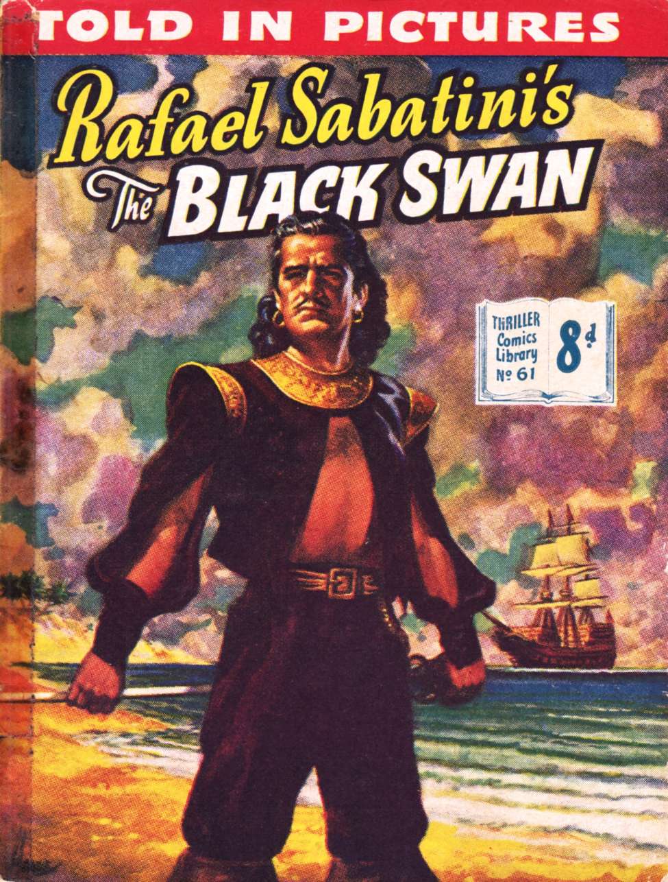 Book Cover For Thriller Comics Library 61 - The Black Swan