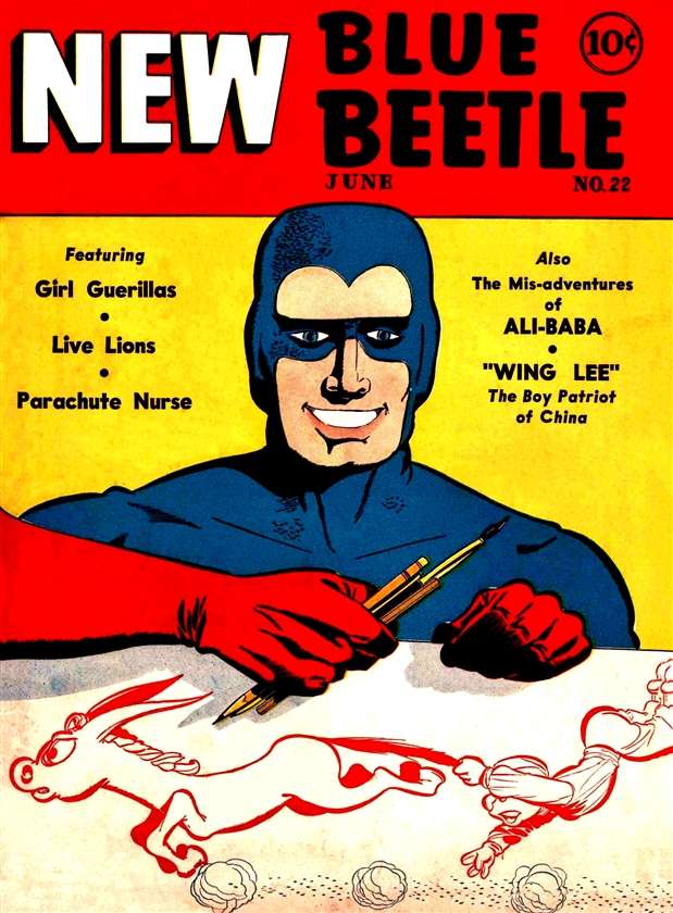 Book Cover For Blue Beetle Comics (Holyoke) Compilation Part 3 (of 3)