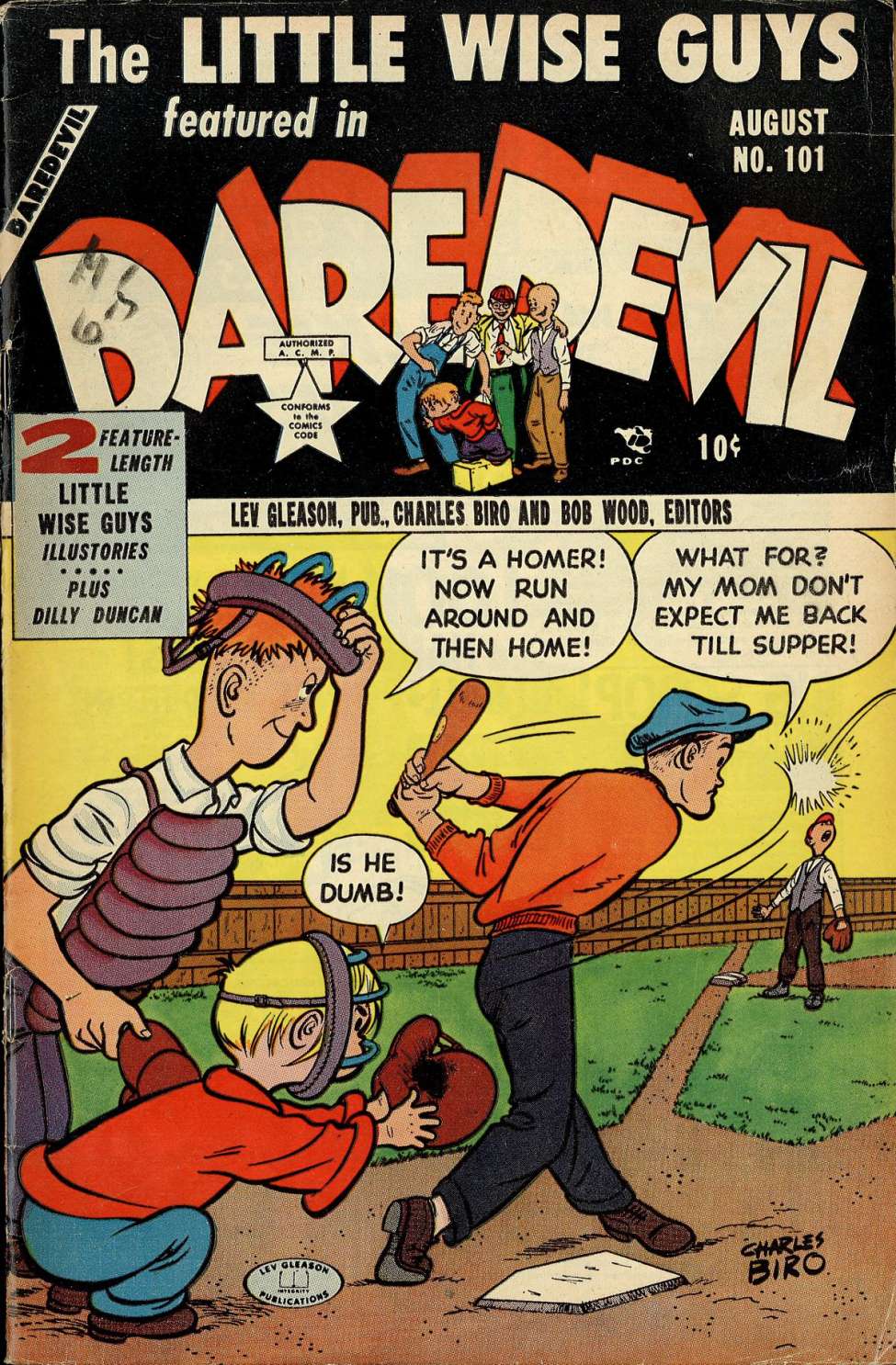 Comic Book Cover For Daredevil Comics 101