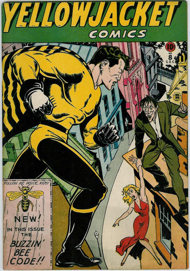 Comic Book Cover For Yellowjacket Comics 8