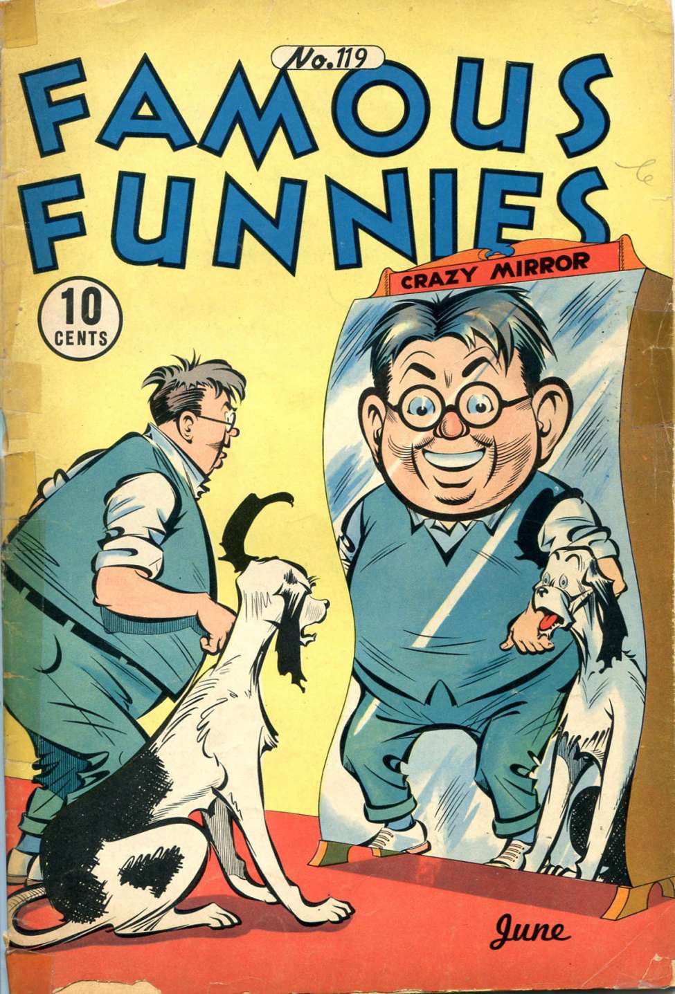 Comic Book Cover For Famous Funnies 119