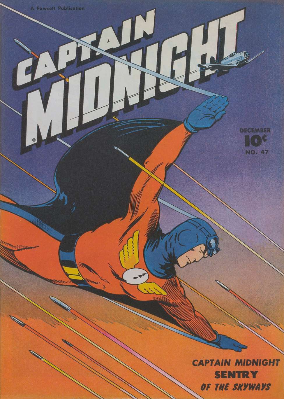 Comic Book Cover For Captain Midnight 47