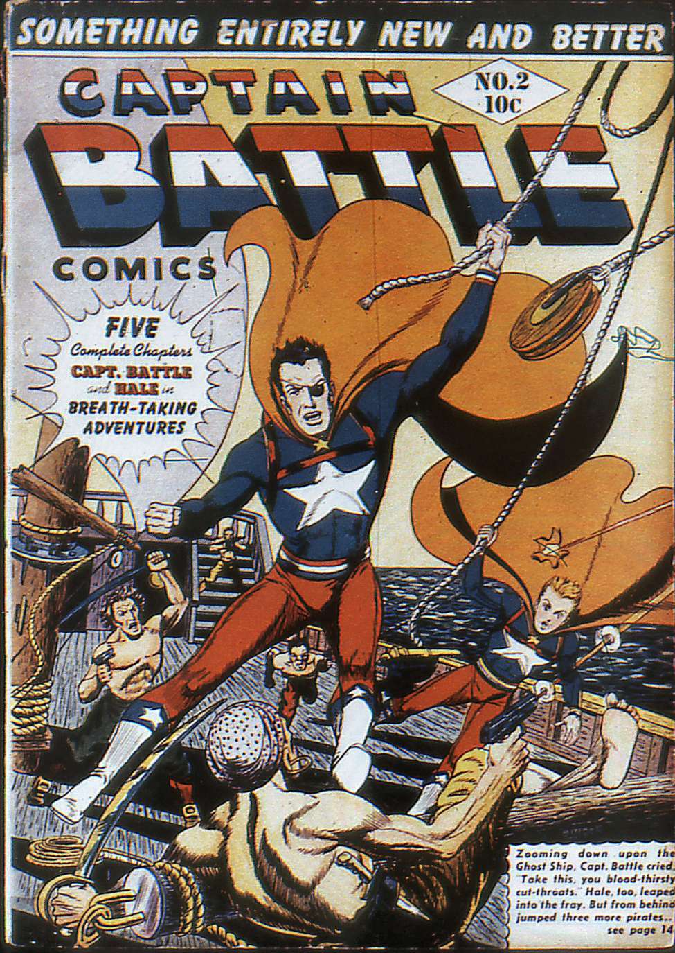 Book Cover For Captain Battle Comics 2