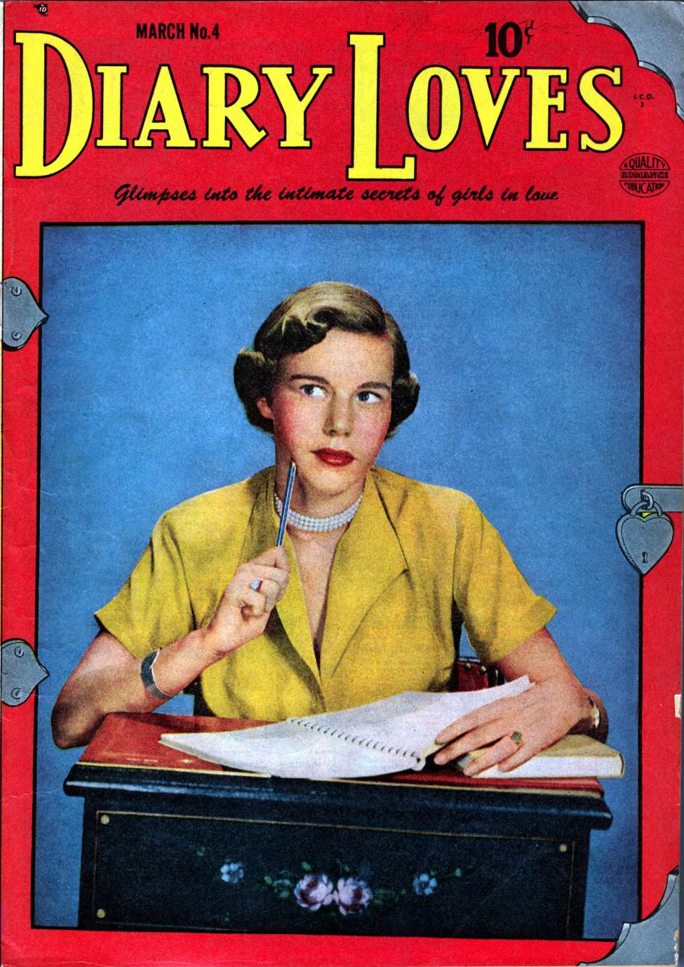 Comic Book Cover For Diary Loves 4