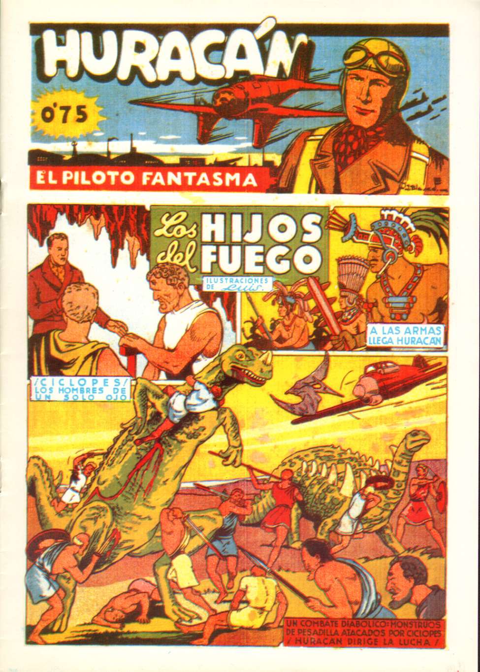 Book Cover For Huracan El Piloto Fantasma 9 - Los Hijos del Fuego