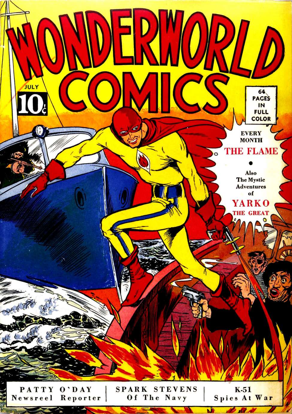 Comic Book Cover For Wonderworld Comics 3 (paper/fiche)
