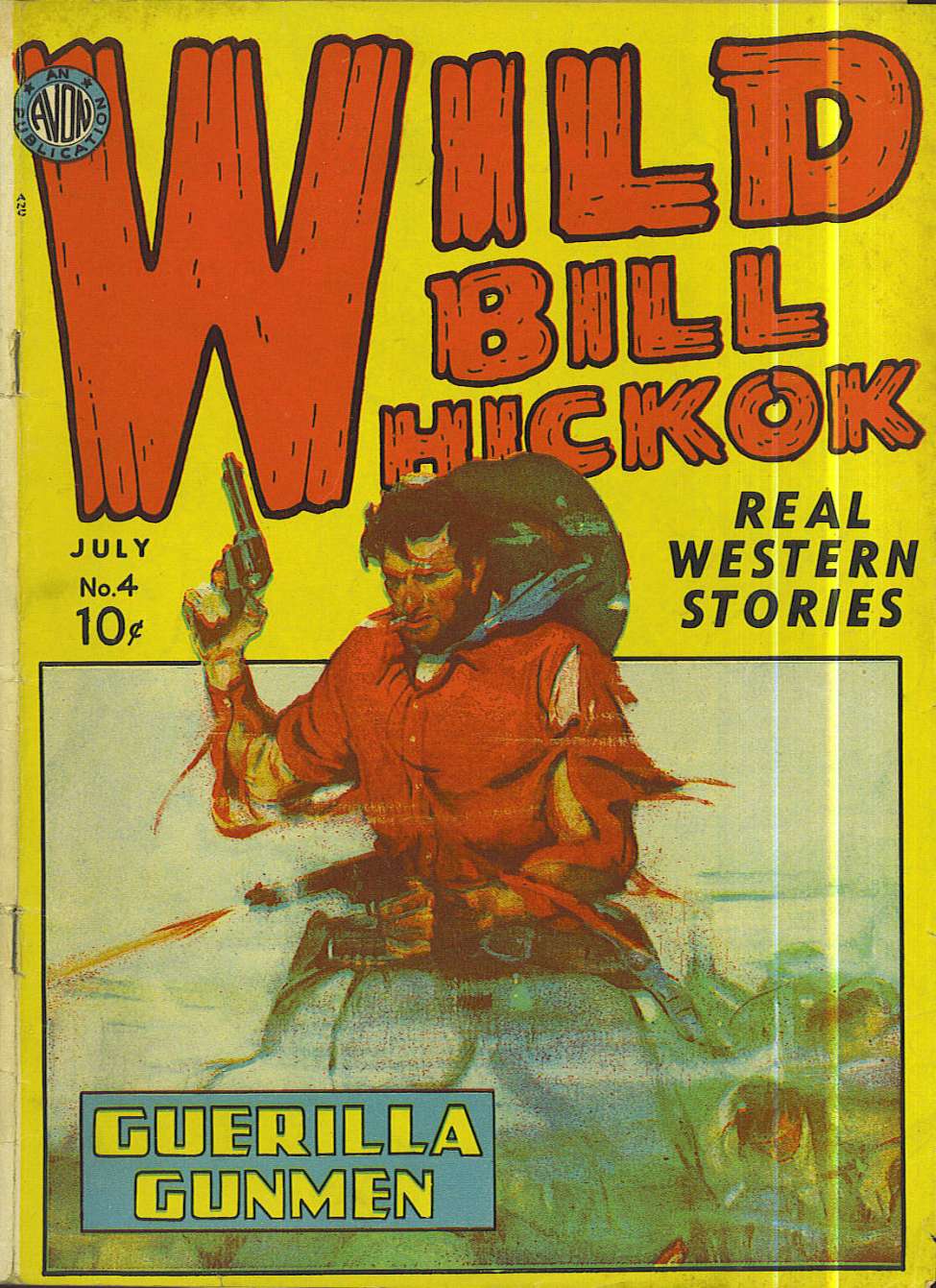 Comic Book Cover For Wild Bill Hickok 4 - Version 1