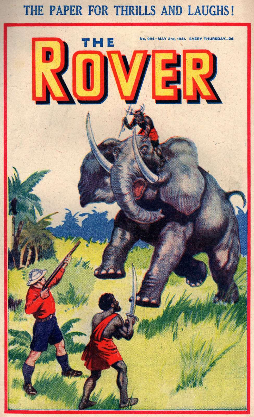 Comic Book Cover For The Rover 994