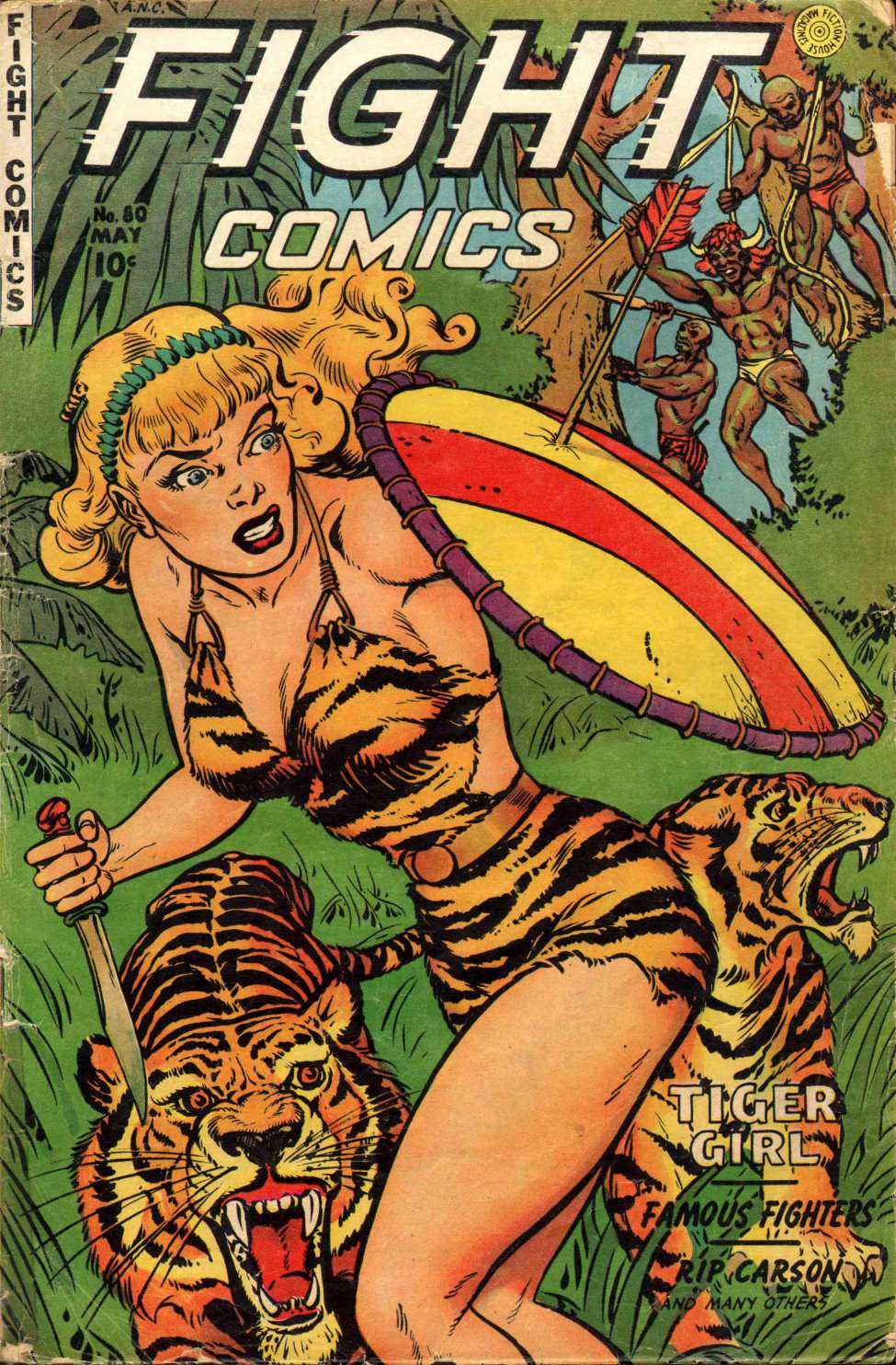 Comic Book Cover For Fight Comics 80