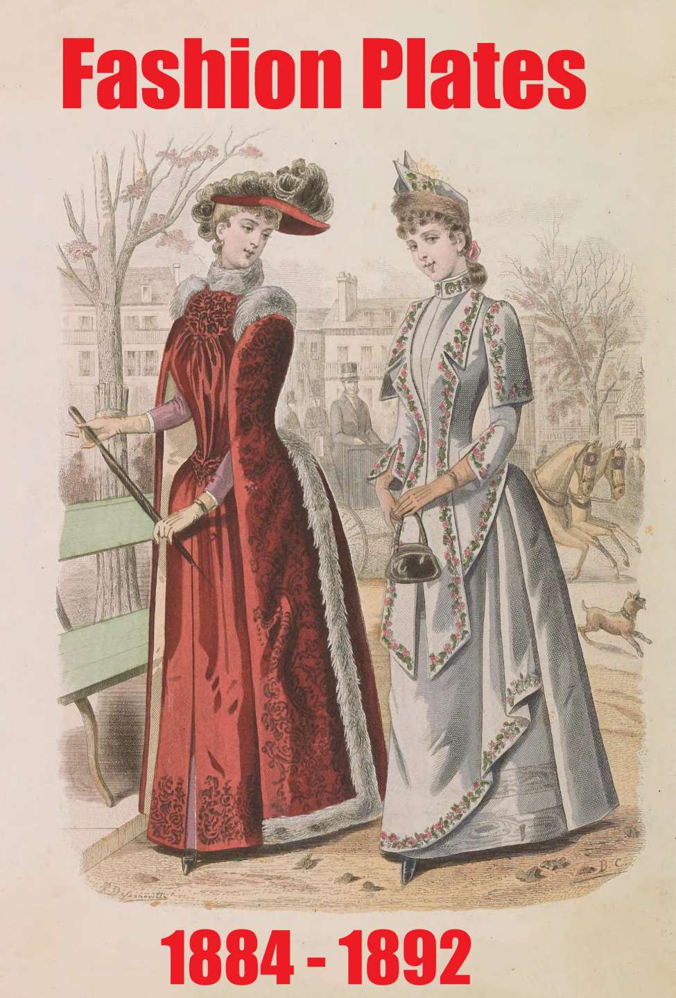 Book Cover For Fashion Plates 1884 - 1892