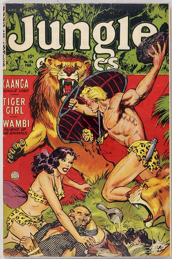 Comic Book Cover For Jungle Comics 156