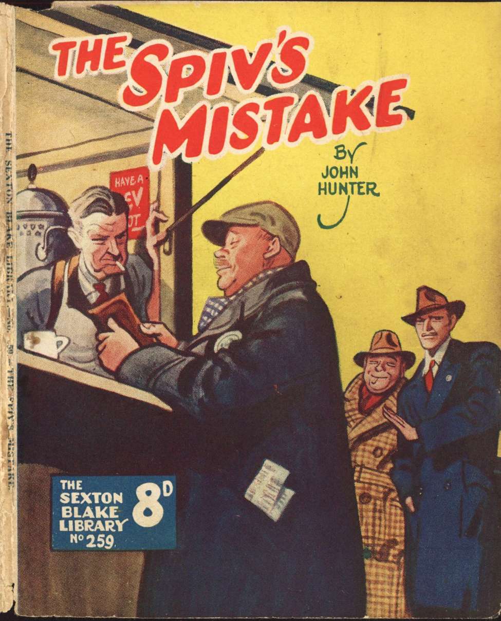 Book Cover For Sexton Blake Library S3 259 - The Spiv's Mistake