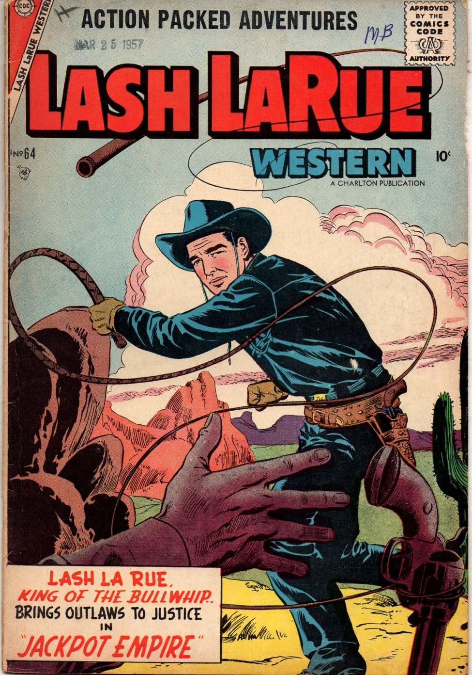 Book Cover For Lash LaRue Western 64
