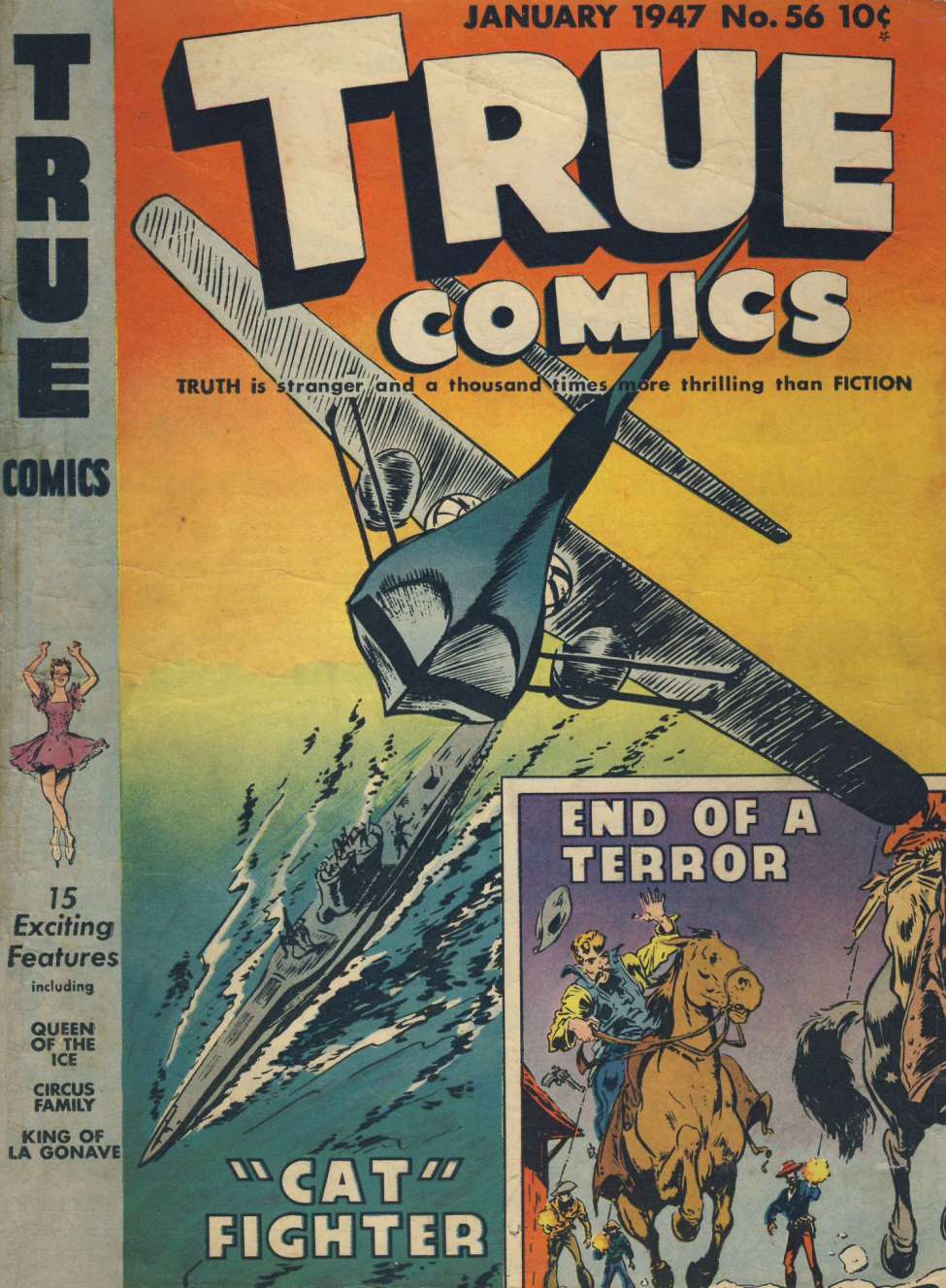 Book Cover For True Comics 56