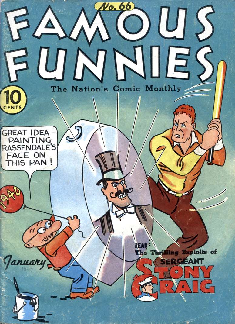 Comic Book Cover For Famous Funnies 66