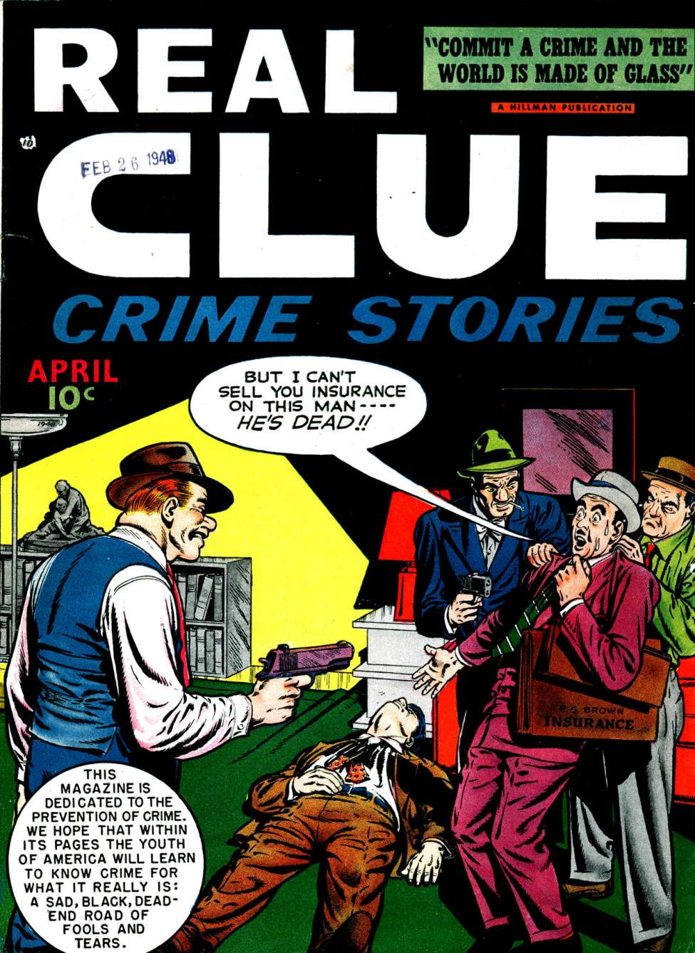 Book Cover For Real Clue Crime Stories v3 2 - Version 1