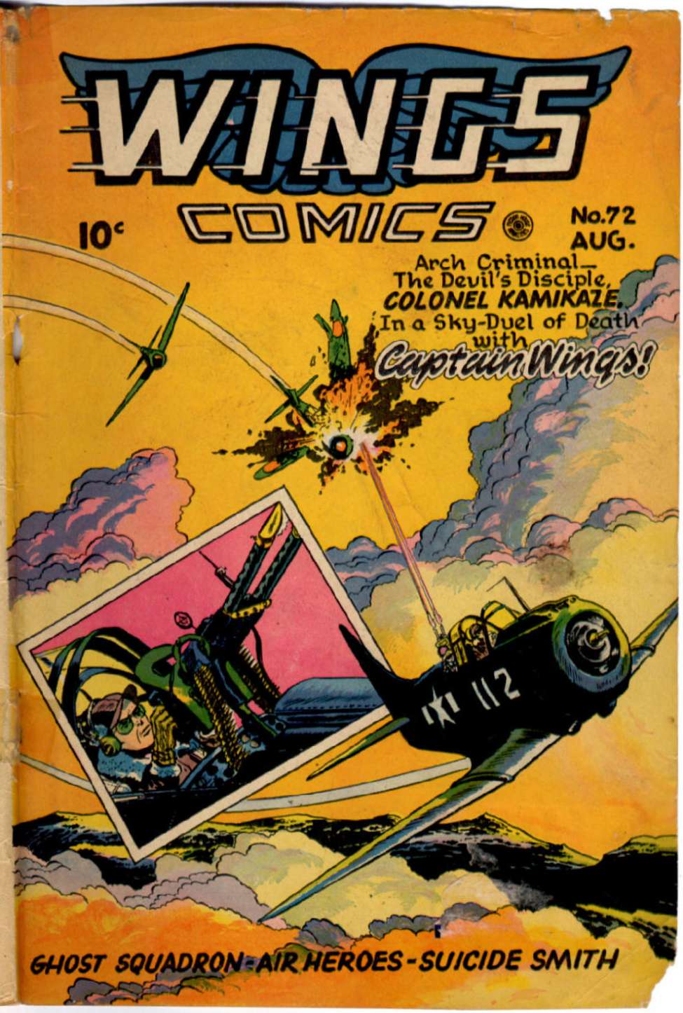 Comic Book Cover For Wings Comics 72