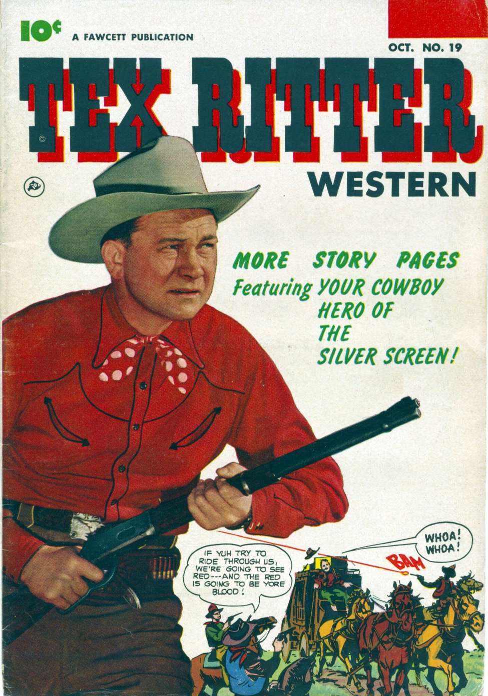 Book Cover For Tex Ritter Western 19