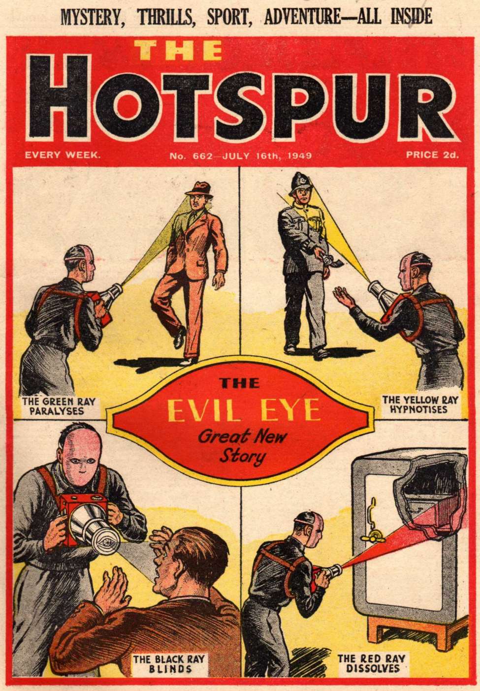 Comic Book Cover For The Hotspur 662