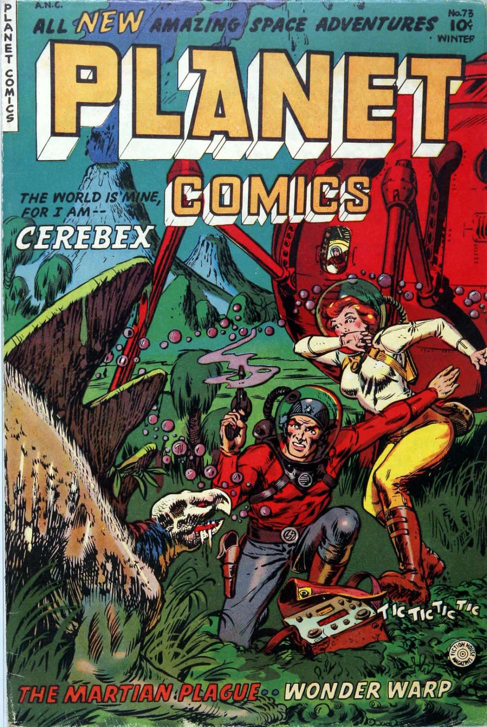 Comic Book Cover For Planet Comics 73 - Version 2