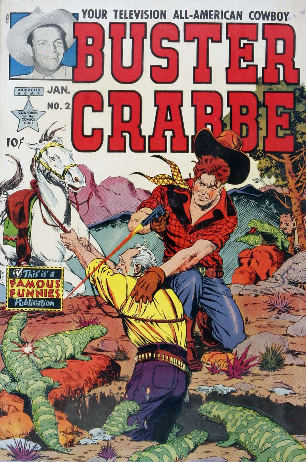 Comic Book Cover For Buster Crabbe 2