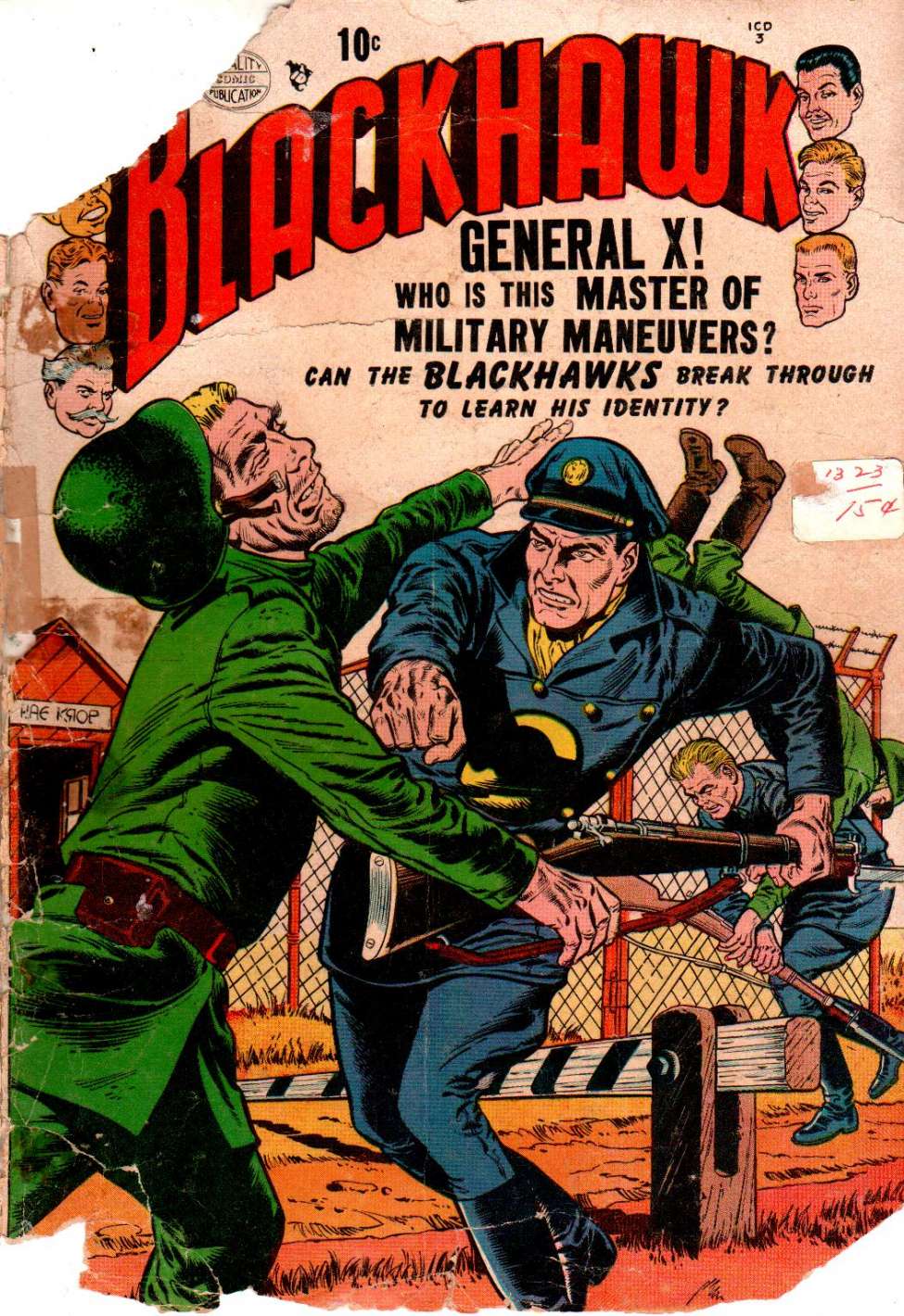 Comic Book Cover For Blackhawk 62