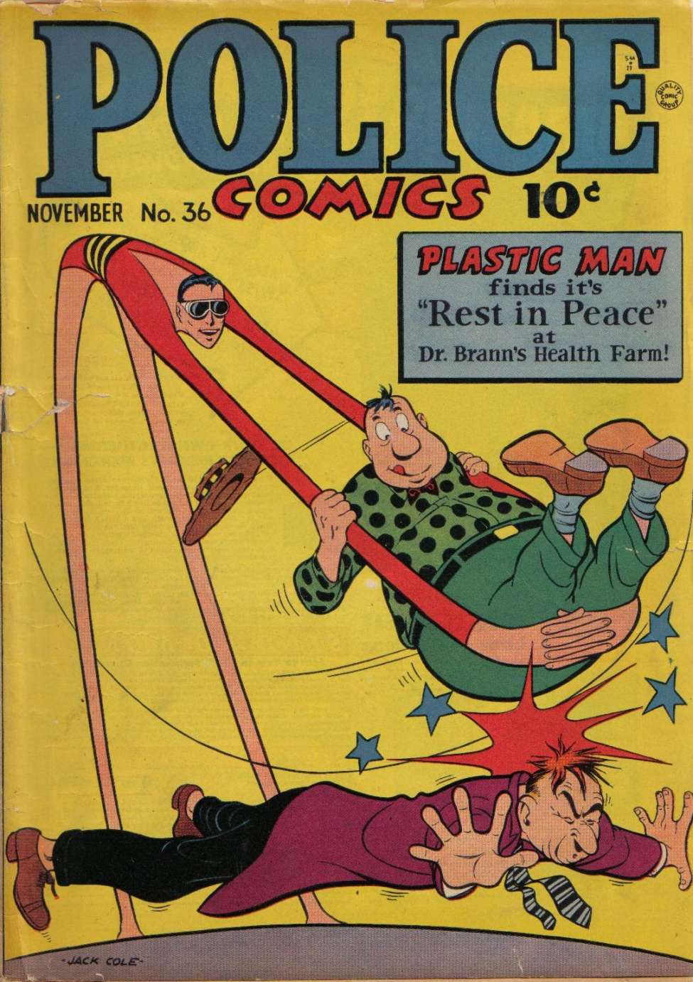 Comic Book Cover For Police Comics 36
