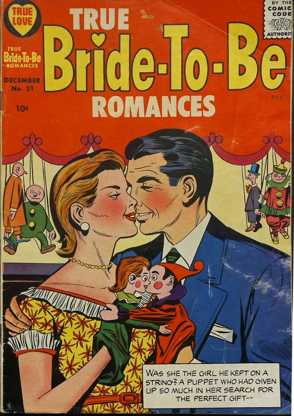 Comic Book Cover For True Bride-To-Be Romances 21