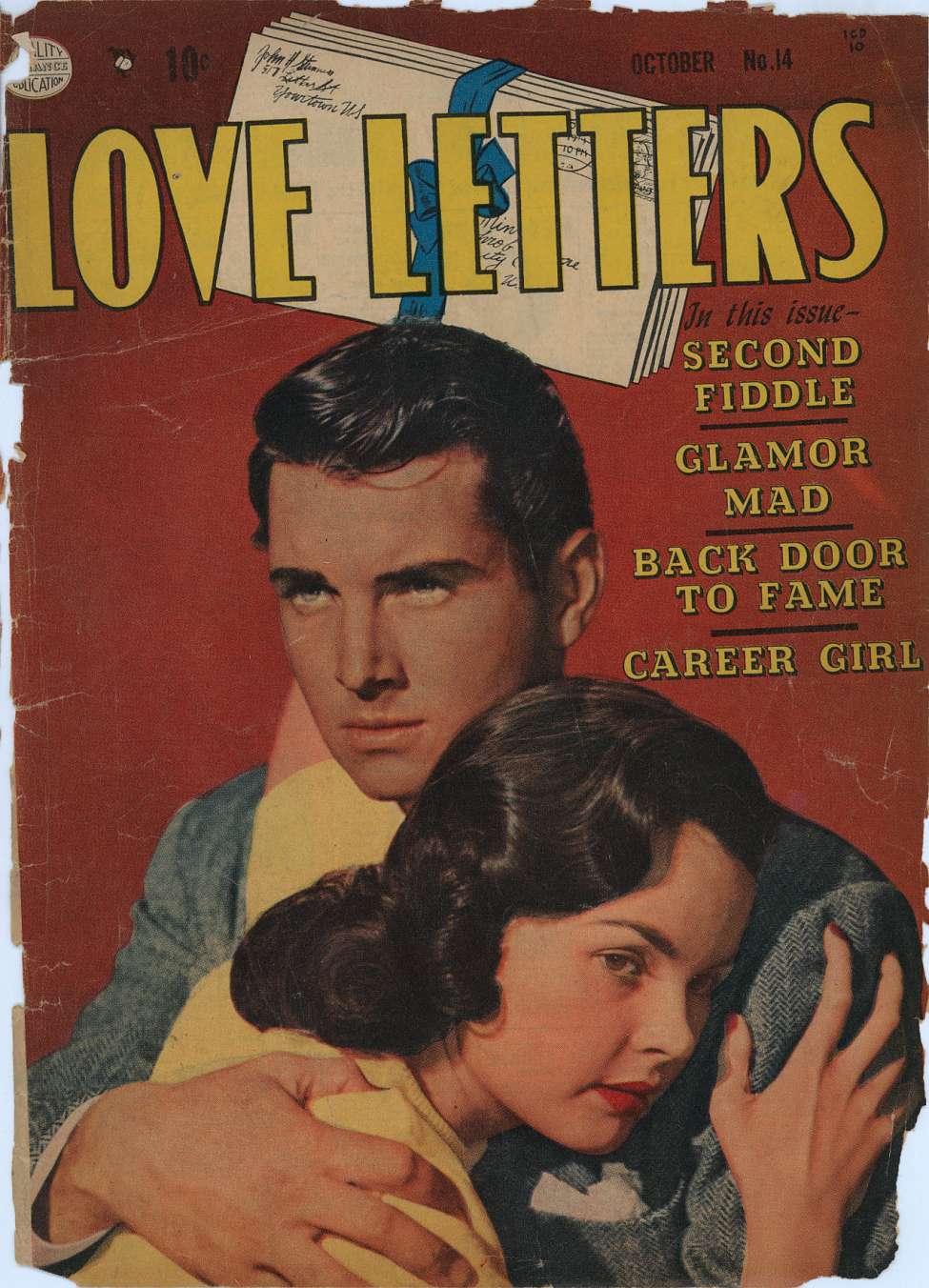 Comic Book Cover For Love Letters 14 - Version 1