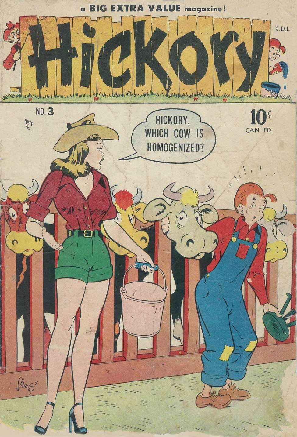 Comic Book Cover For Hickory 3 (Canadian) - Version 2
