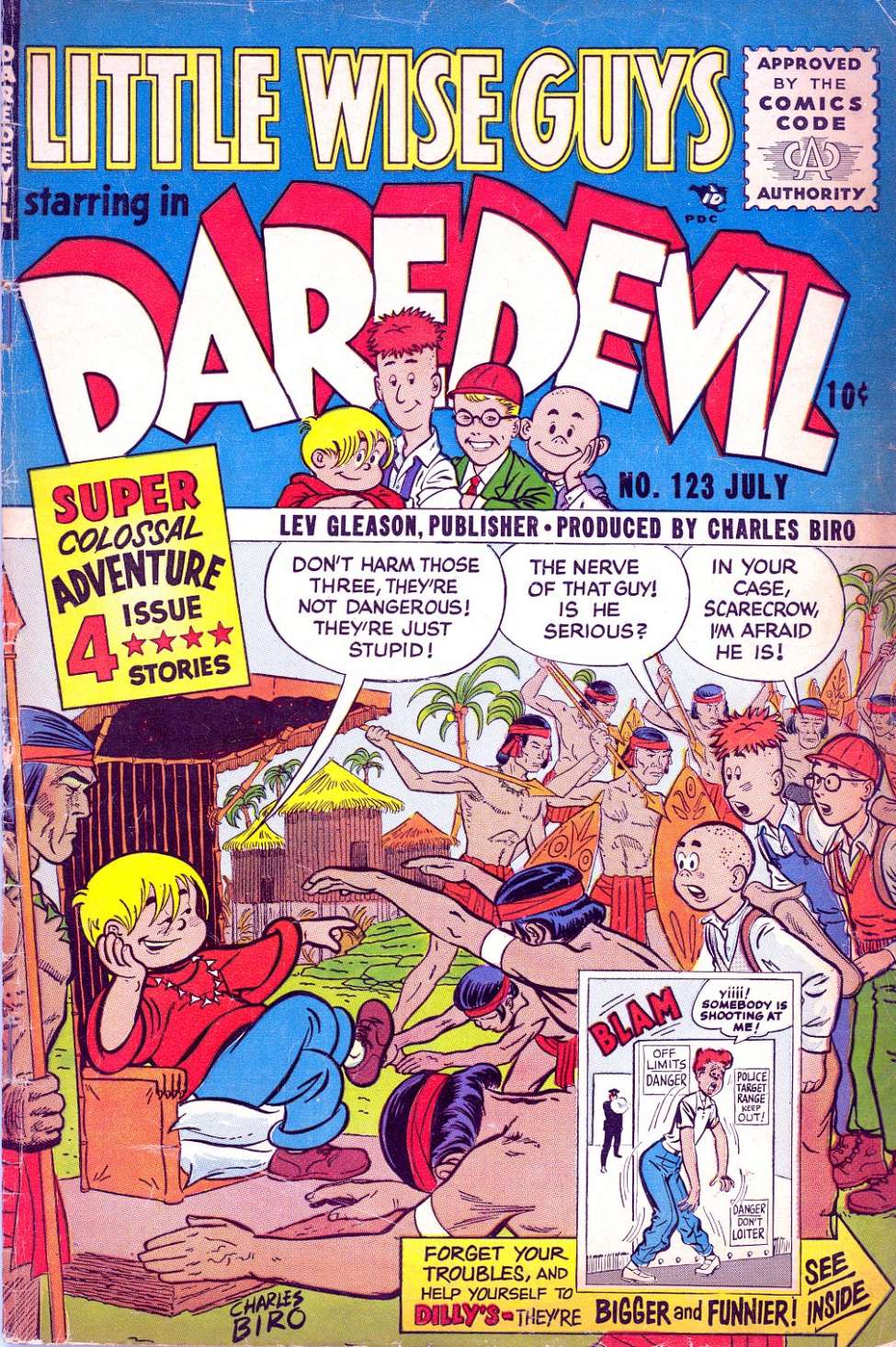 Comic Book Cover For Daredevil Comics 123