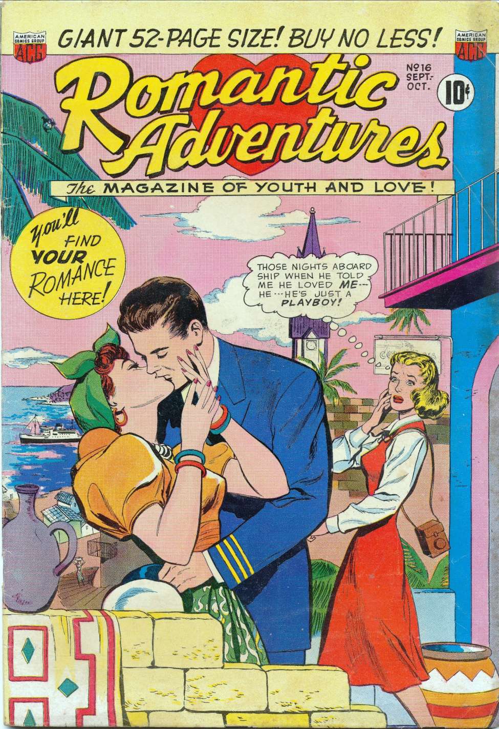 Comic Book Cover For Romantic Adventures 16