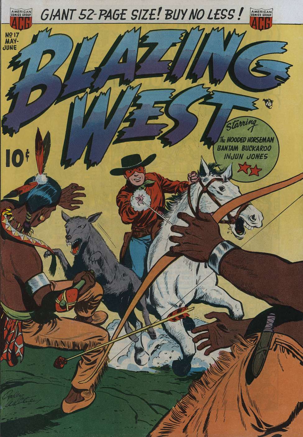 Book Cover For Blazing West 17
