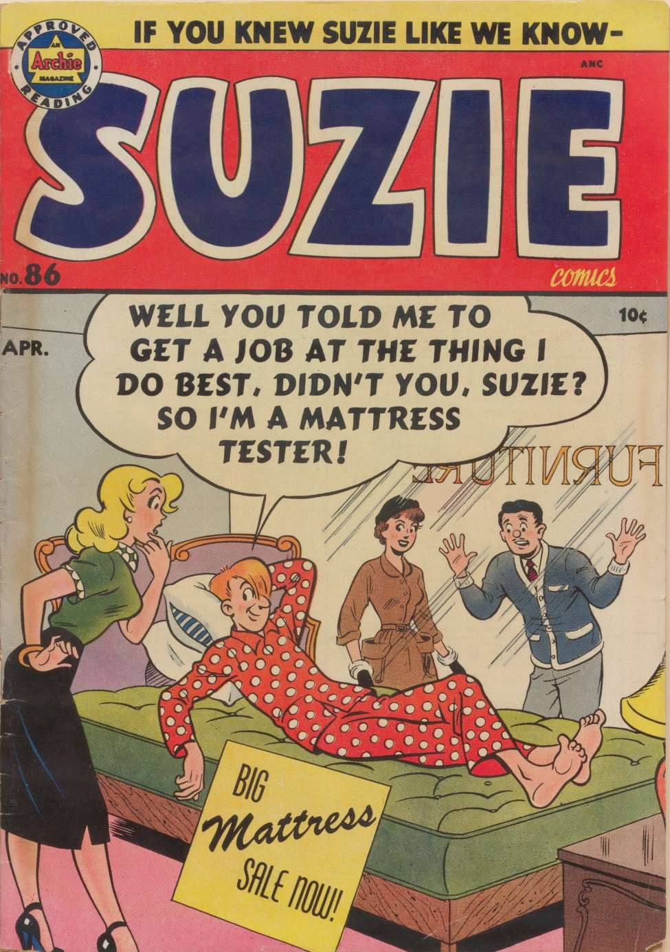 Book Cover For Suzie Comics 86