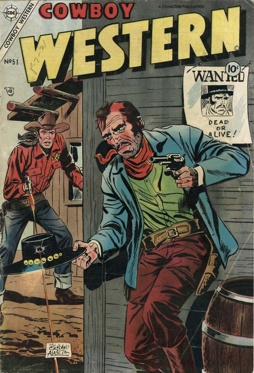 Comic Book Cover For Cowboy Western 51