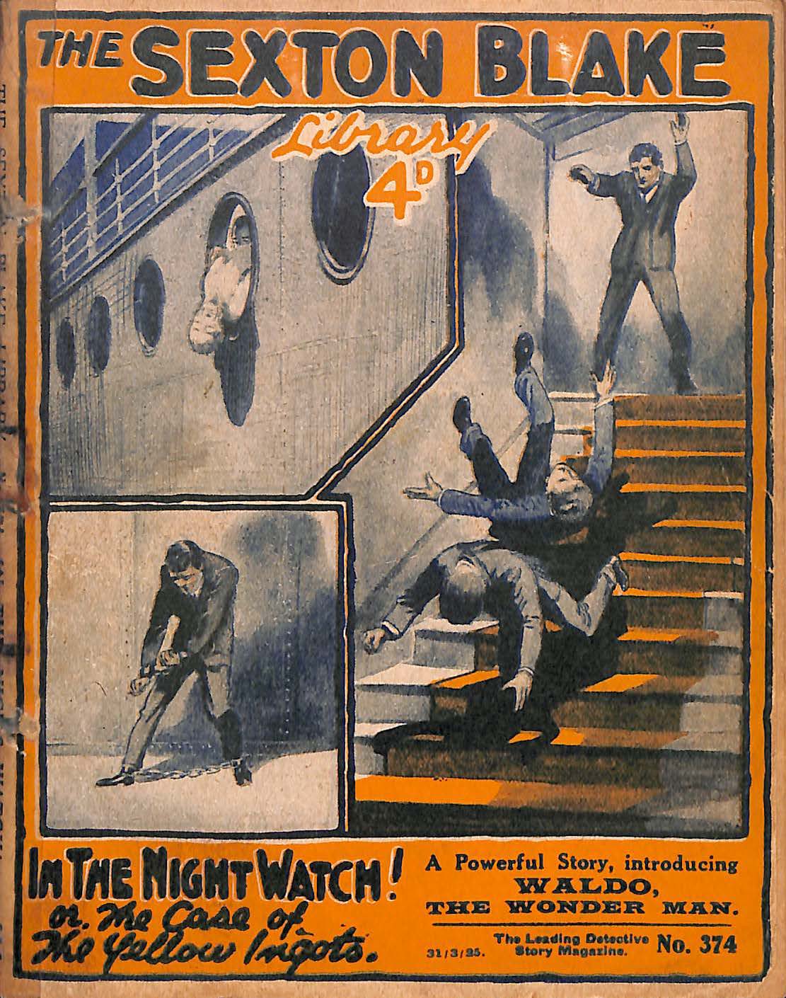 Book Cover For Sexton Blake Library S1 374 - In the Night Watch