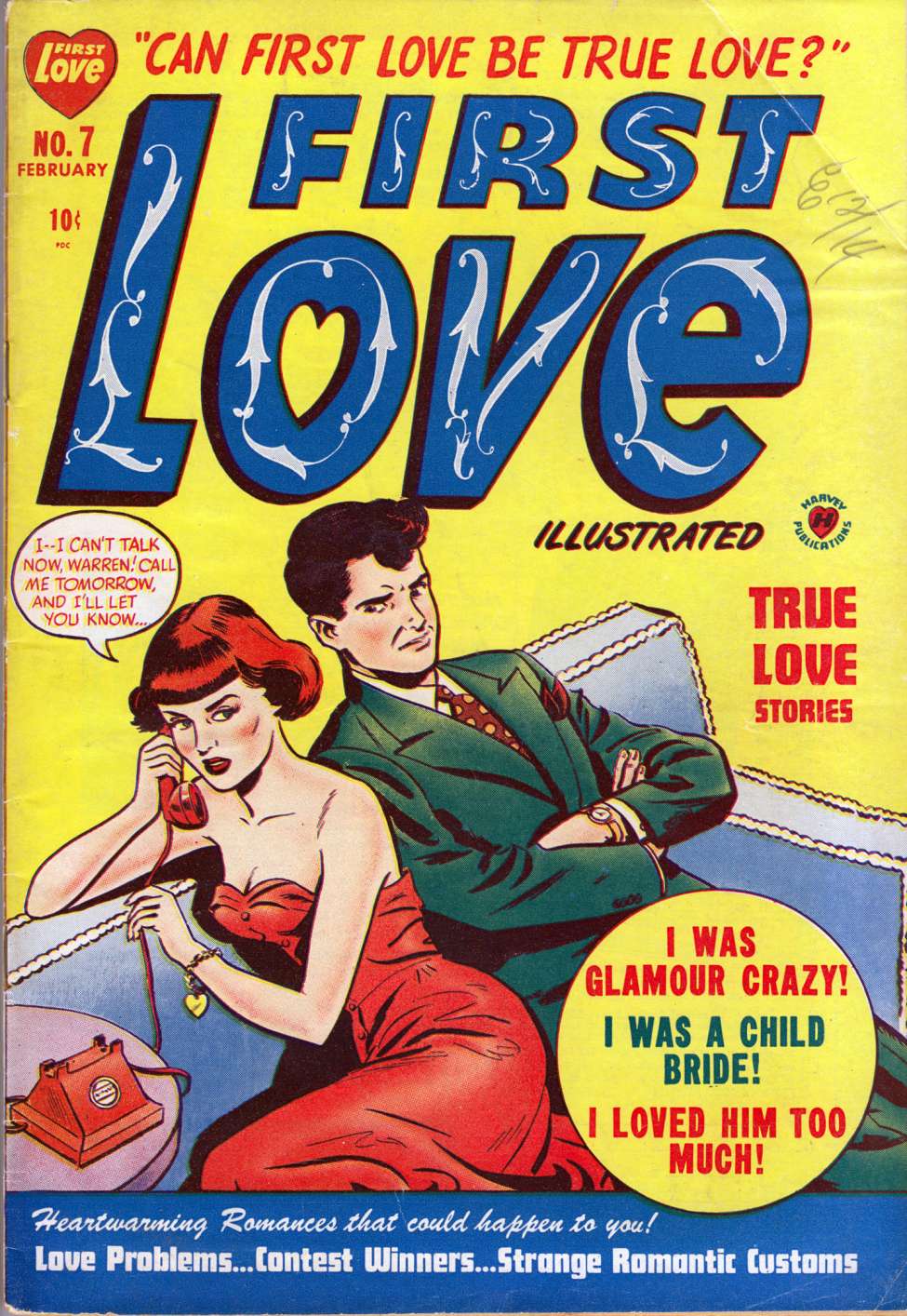 Comic Book Cover For First Love Illustrated 7