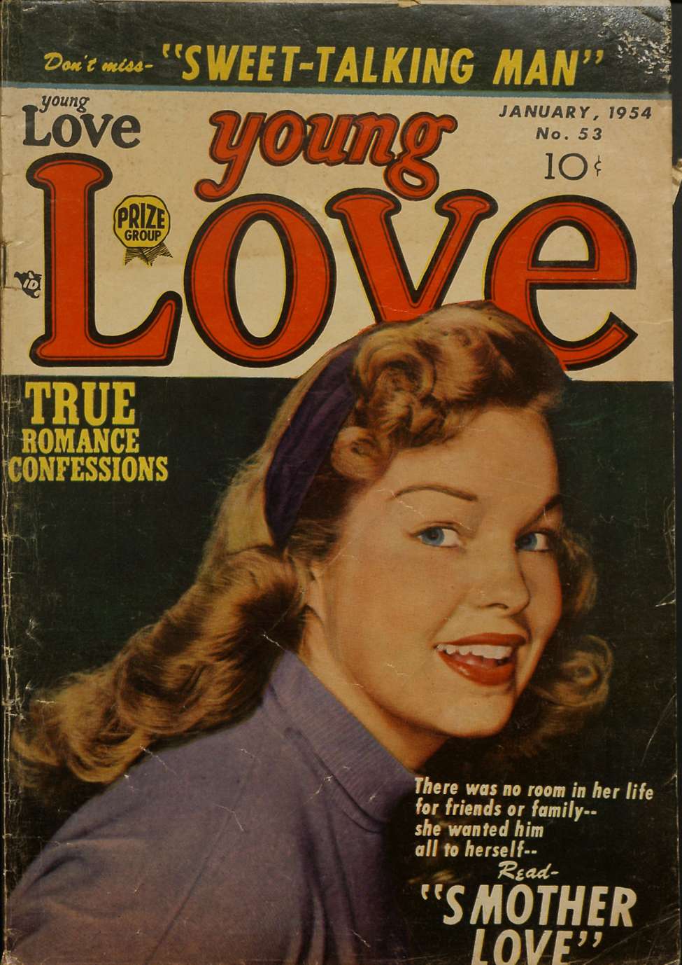 Comic Book Cover For Young Love 53