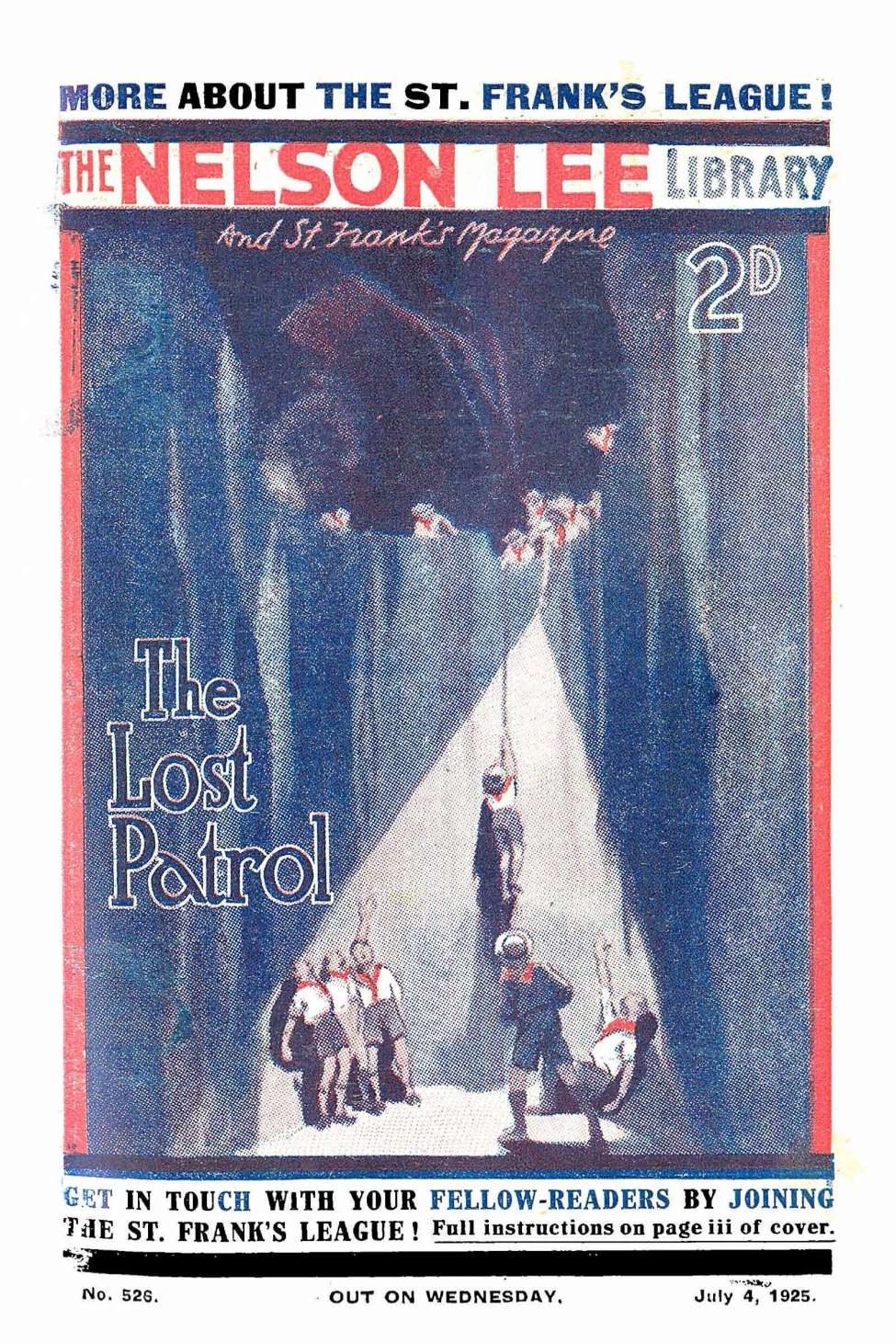 Book Cover For Nelson Lee Library s1 526 - The Lost Patrol