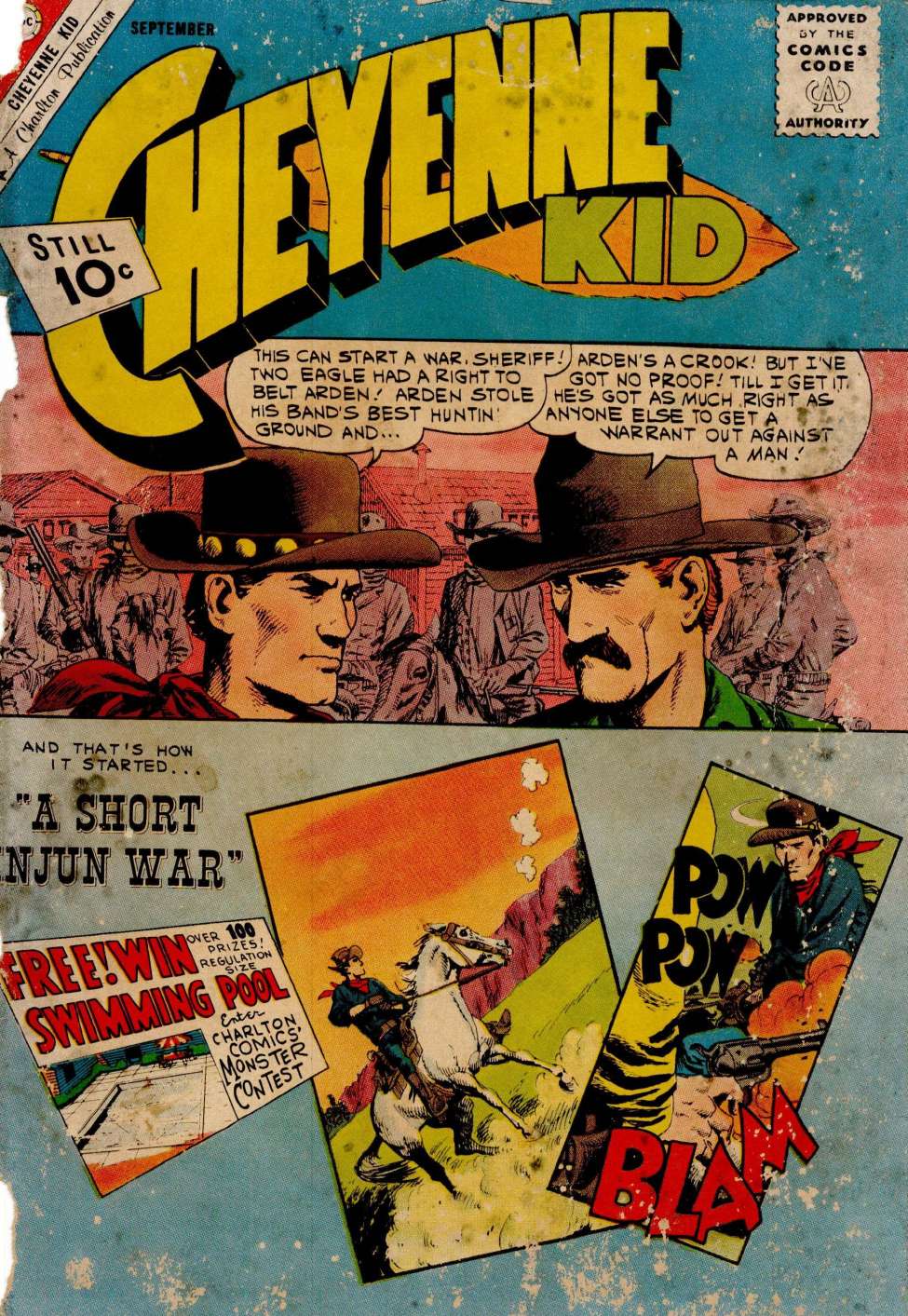 Comic Book Cover For Cheyenne Kid 30
