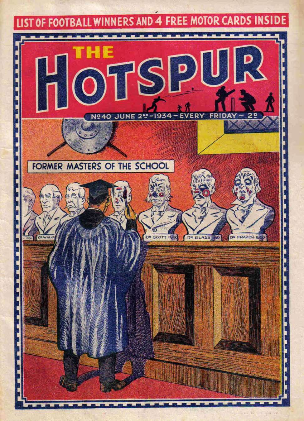 Comic Book Cover For The Hotspur 40