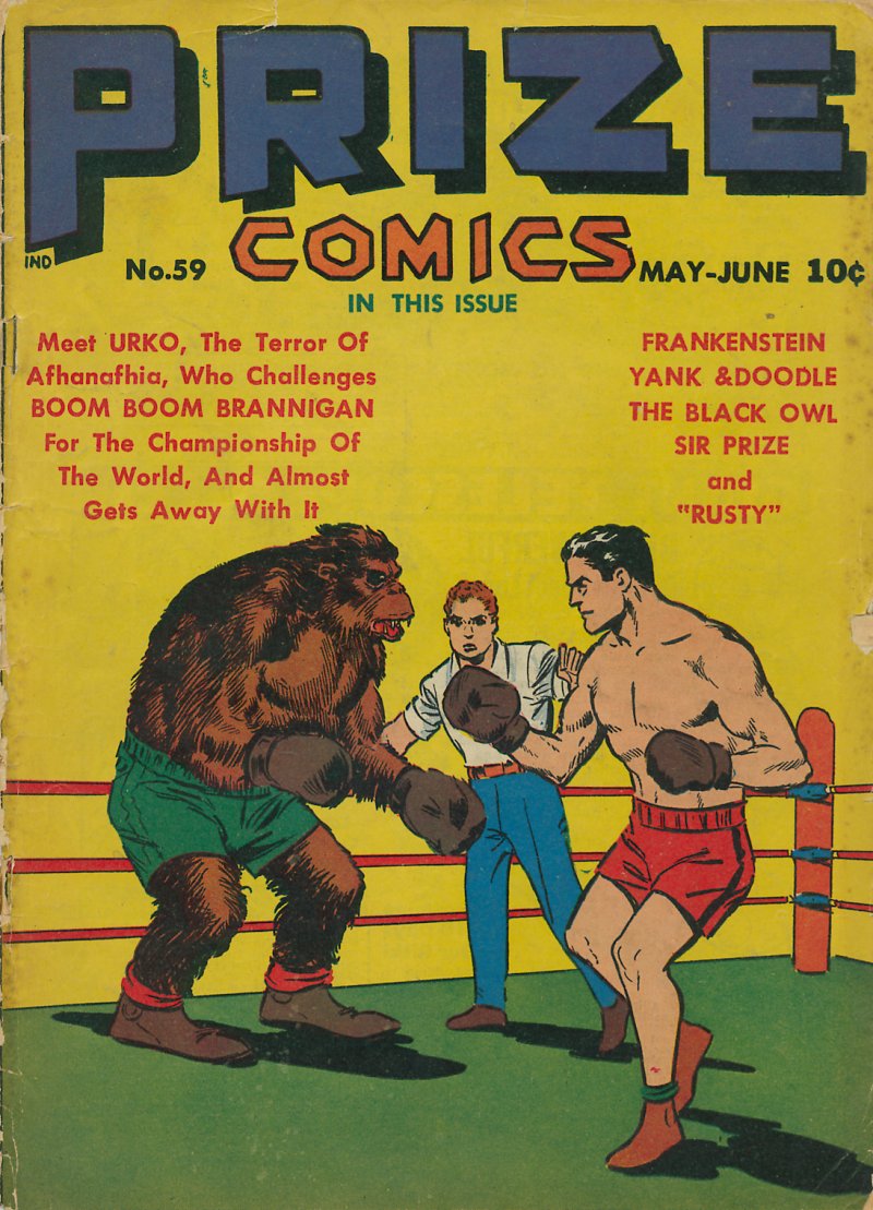 Comic Book Cover For Prize Comics 59 - Version 1