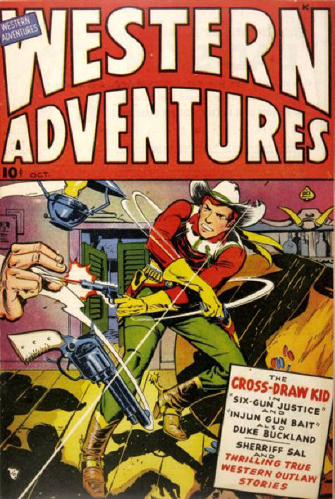 Comic Book Cover For Western Adventures 1 - Version 1
