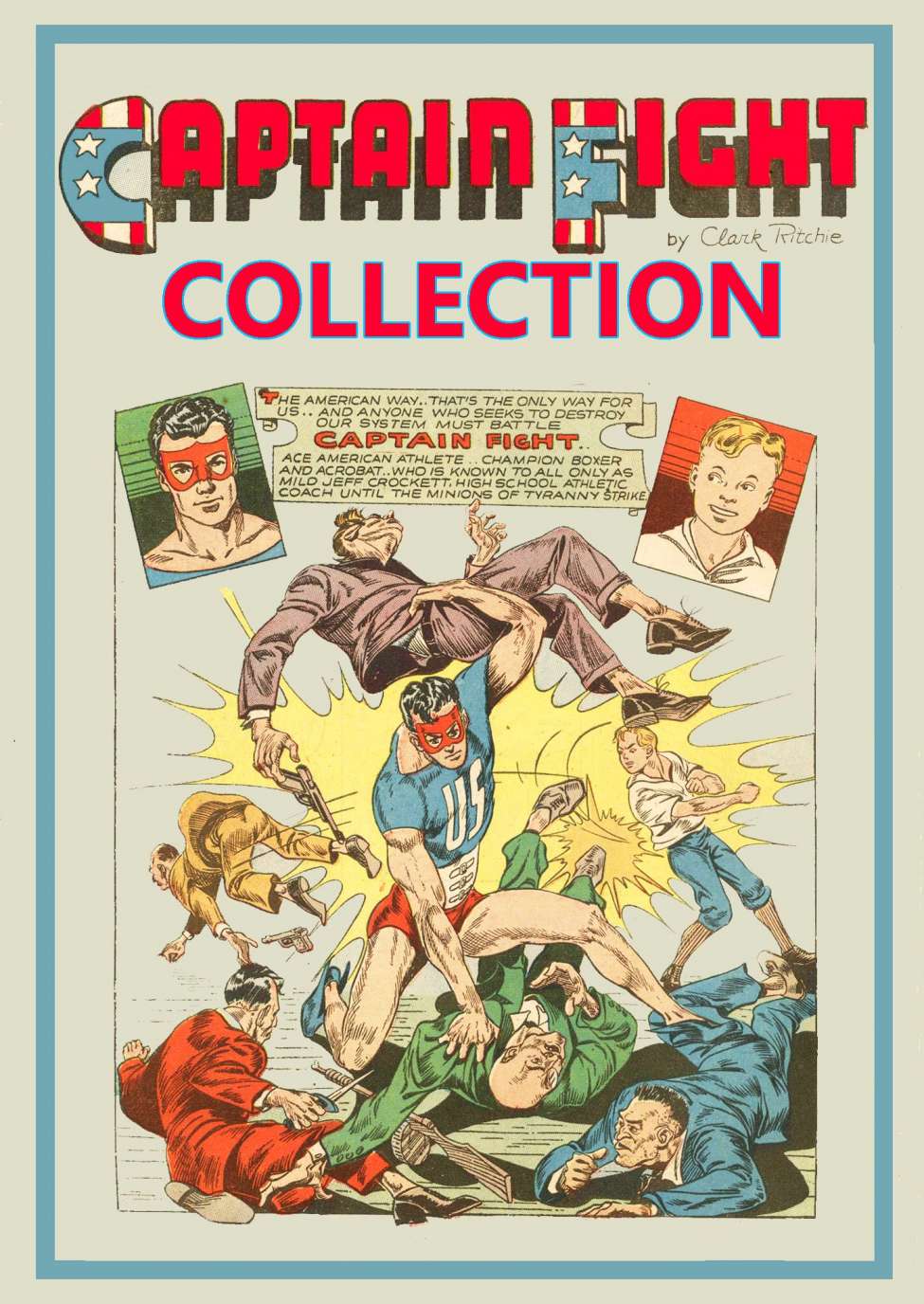 Comic Book Cover For Captain Fight Compilation