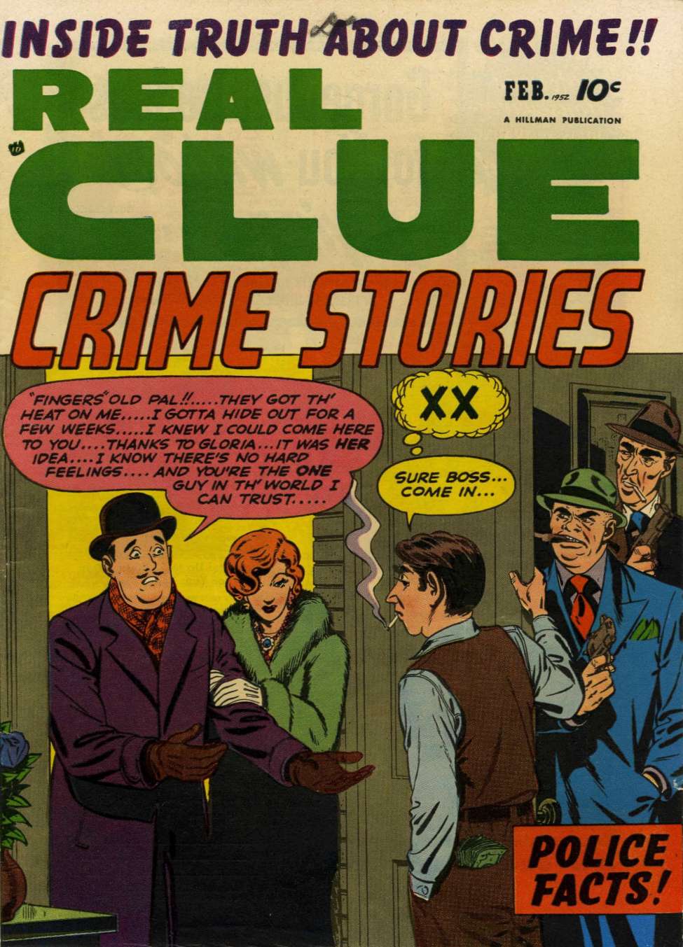 Book Cover For Real Clue Crime Stories v6 12 (alt) - Version 2
